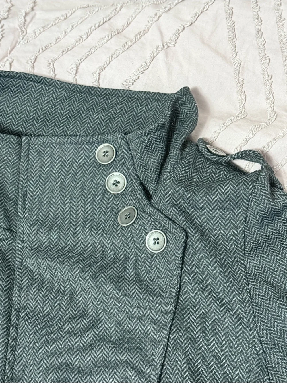 So Nice & Co Herringbone Military Jacket